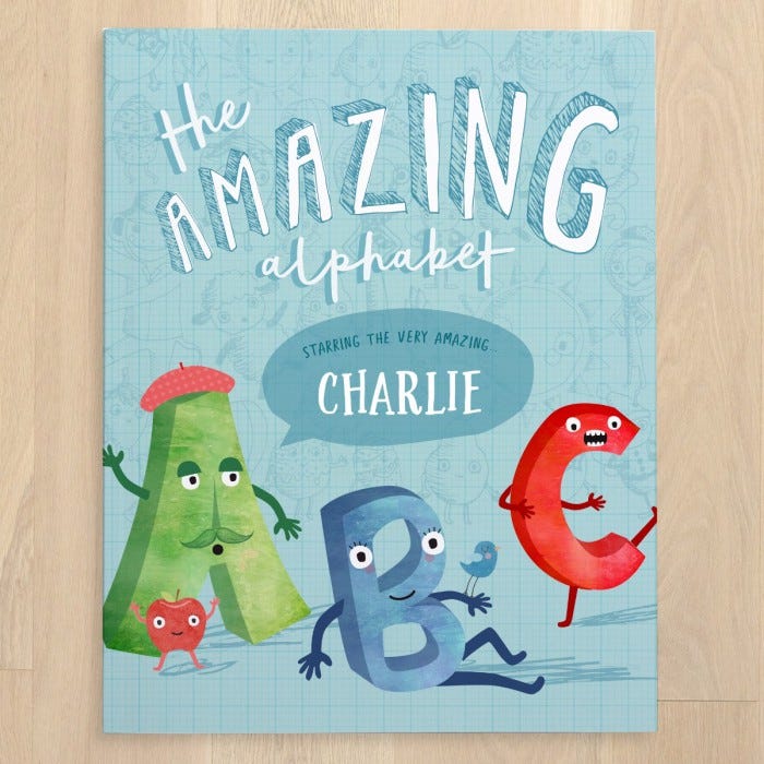 The Amazing Alphabet - Personalised Storybook - Tinyme Australia